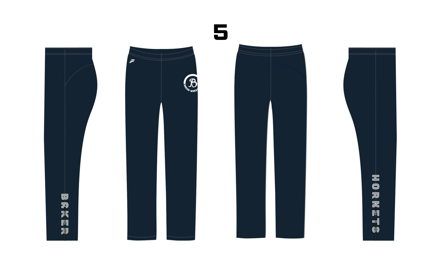 Tapered Joggers W/ Zipper