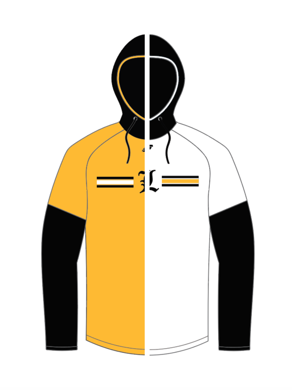 Reversible Long Sleeve Hoodie