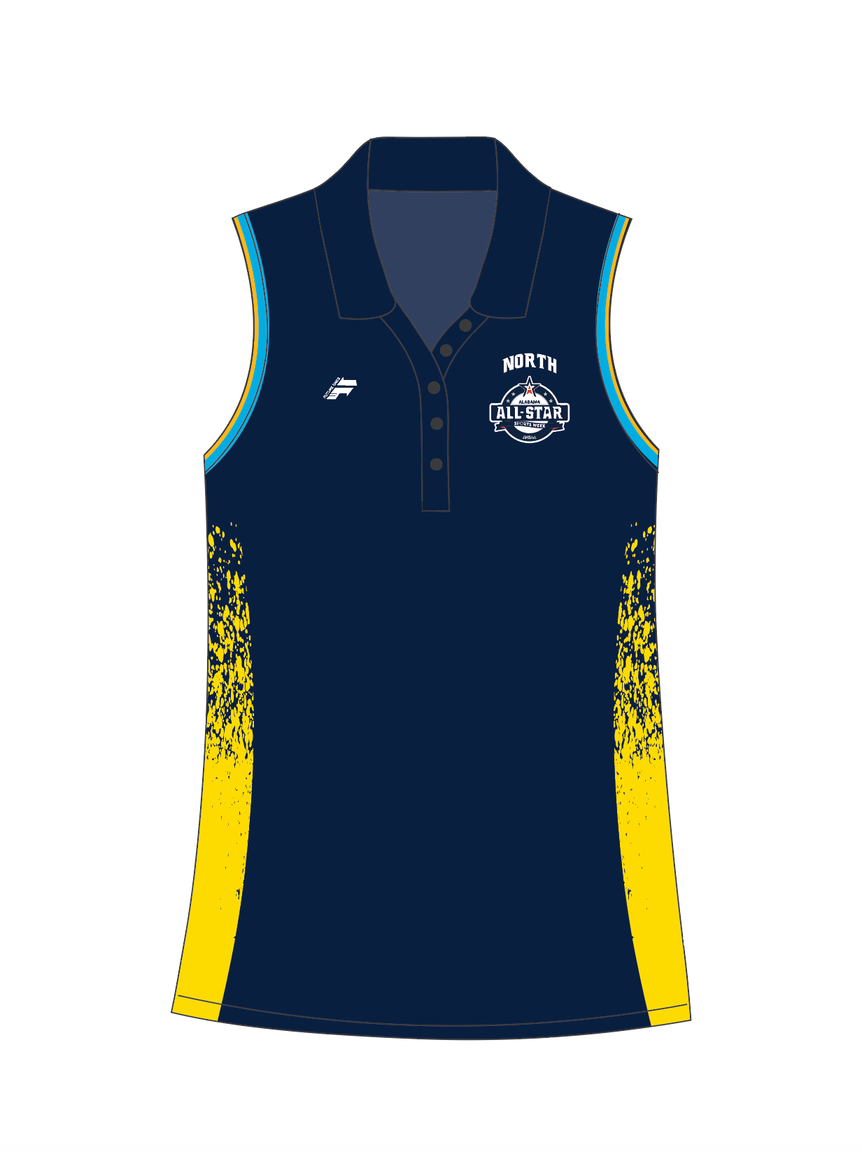 Womens Sleeveless Polo
