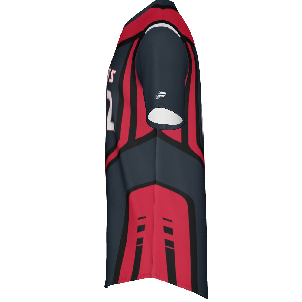 Men's Short Sleeve V Neck Jersey - Home Plate