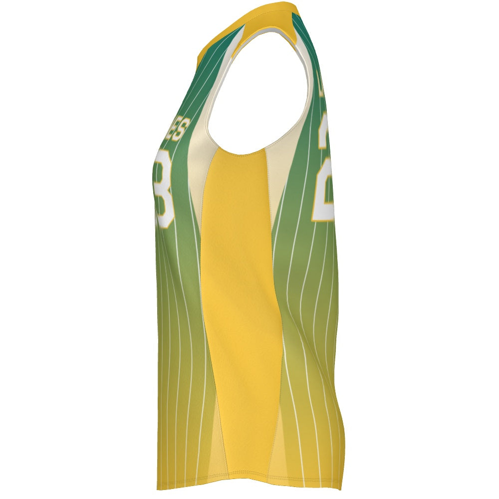 Women's Sleeveless Jersey - Pinstripes 2