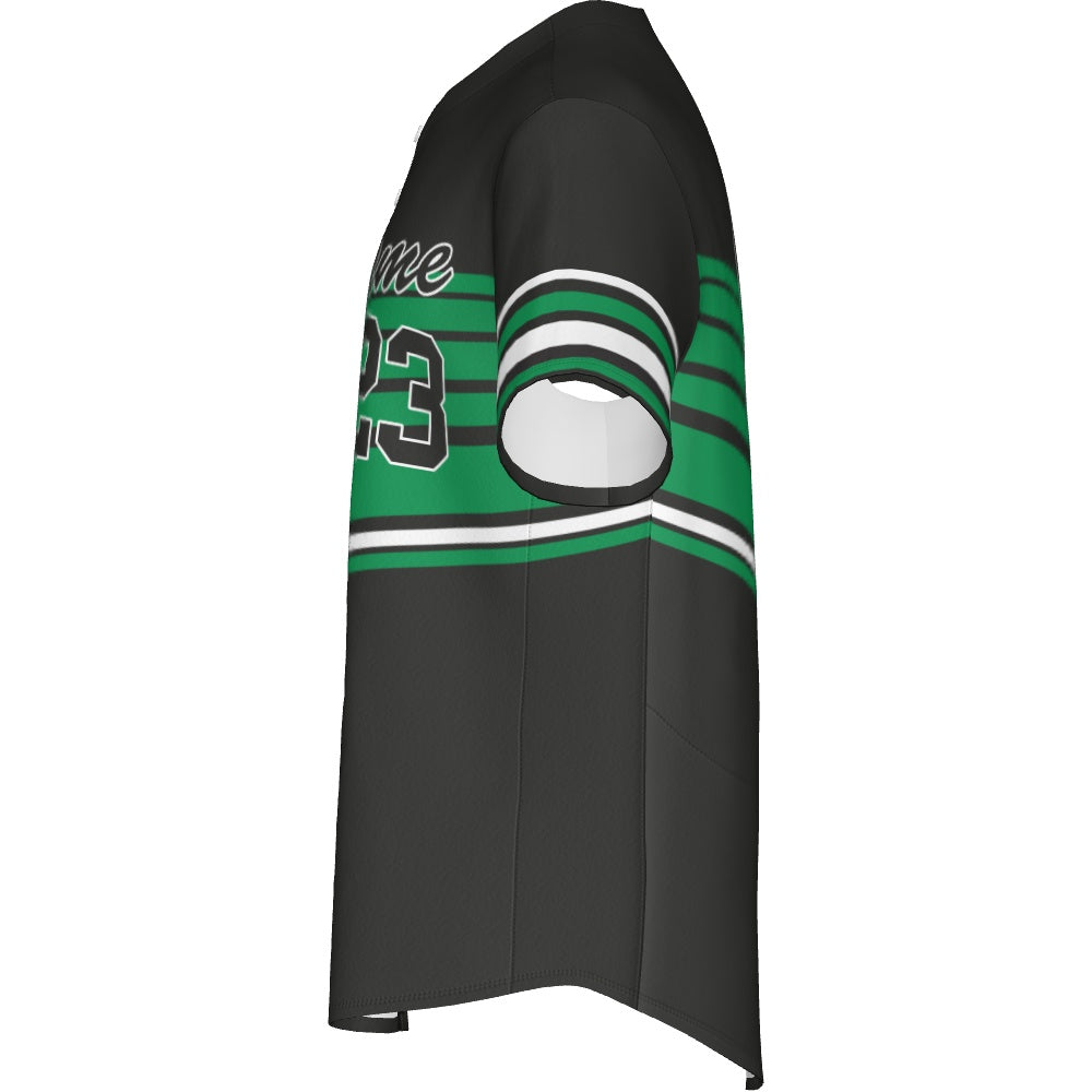 Men's Baseball Full Button Jersey  - Greenlight