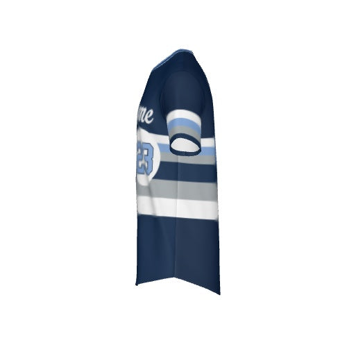 Men's Baseball Short Sleeve V Neck Jersey - 15