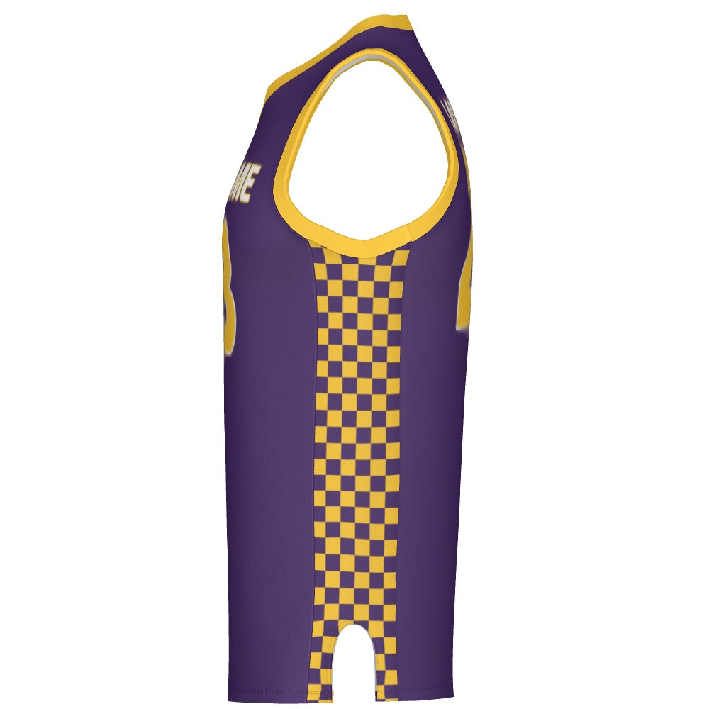 Men's Basketball Jersey - Checkerboard