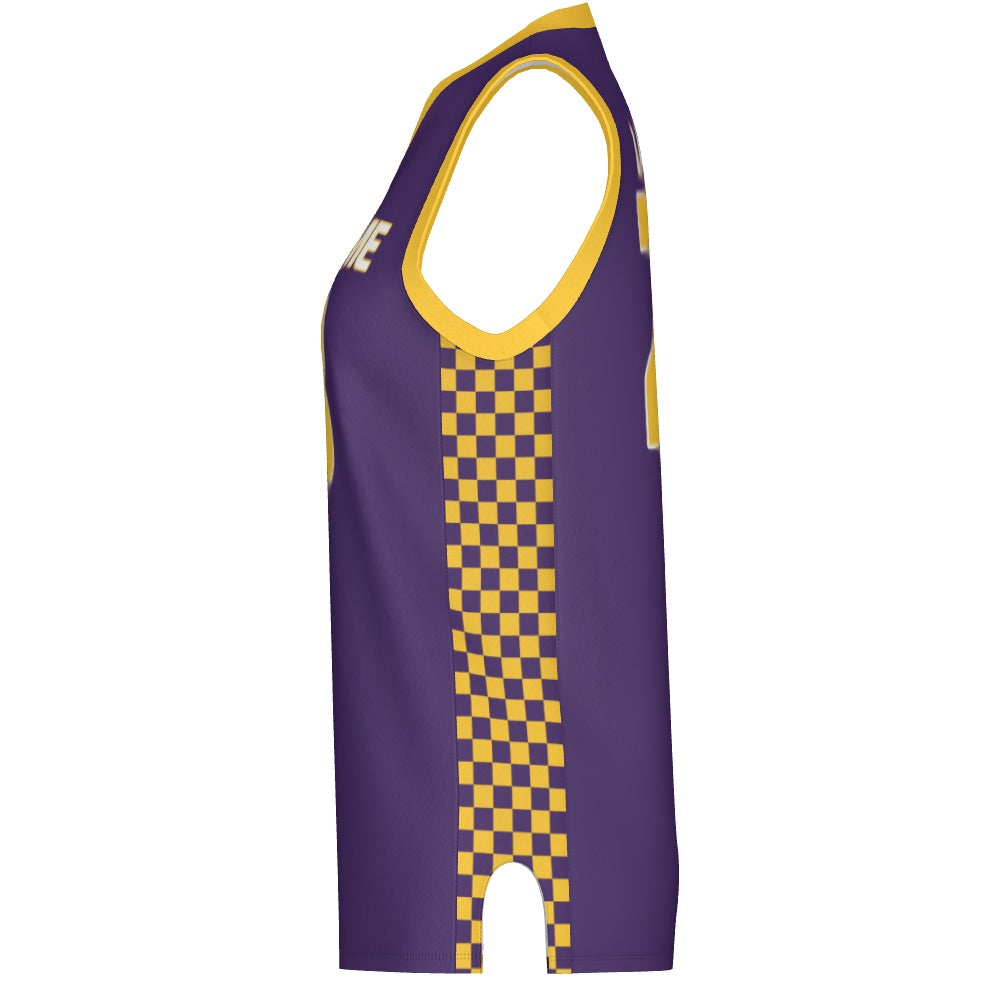 Women's Basketball Jersey - Checkerboard