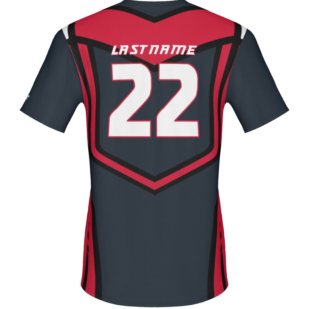 Men's Short Sleeve V Neck Jersey - Home Plate