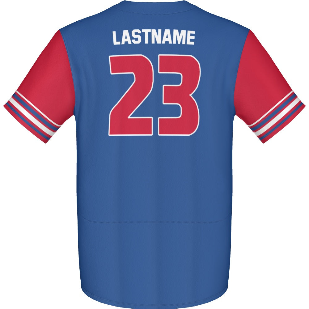 Men's Baseball Full Button Jersey - Dugout