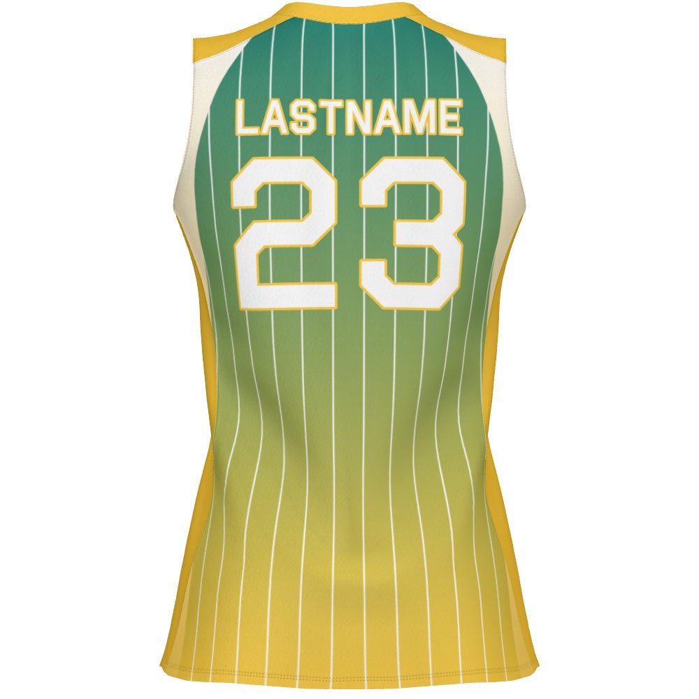 Women's Sleeveless Jersey - Pinstripes 2