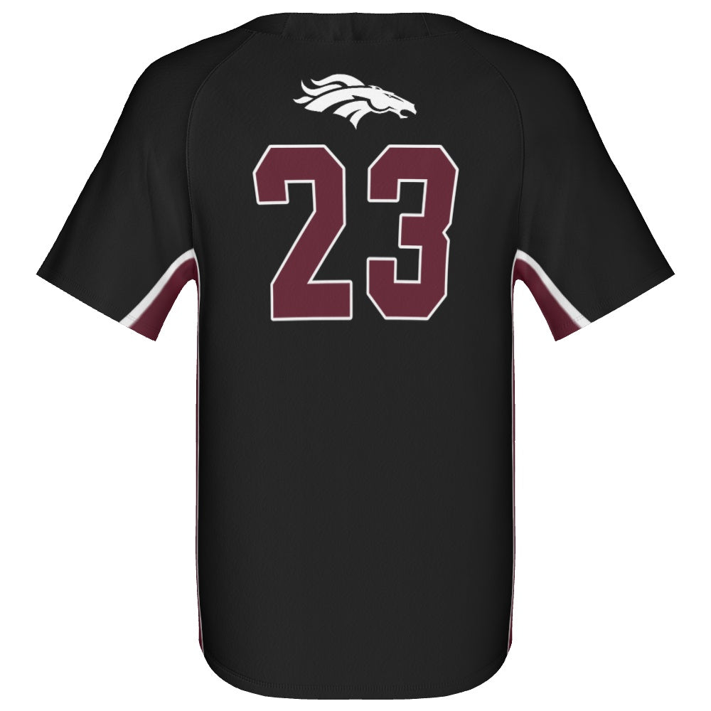 Men's Baseball 2 Button Jersey - Shadow