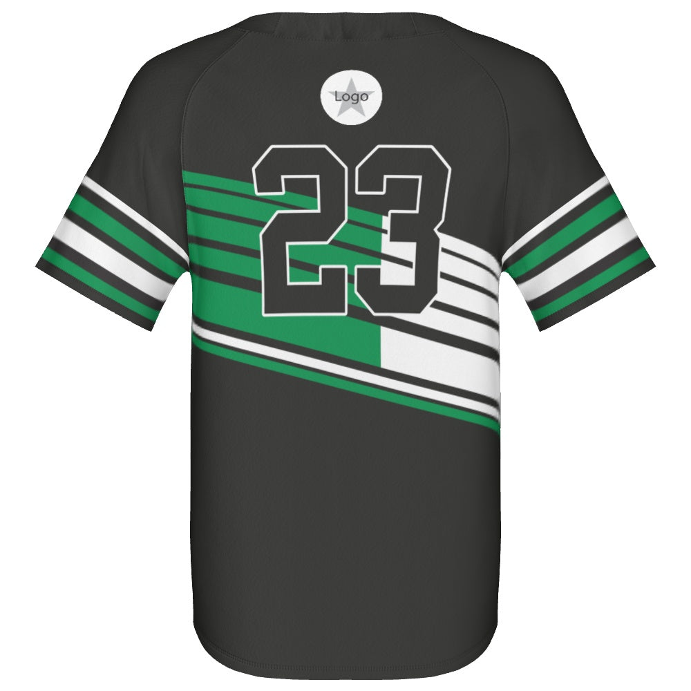 Men's Baseball 2 Button Jersey  - Greenlight