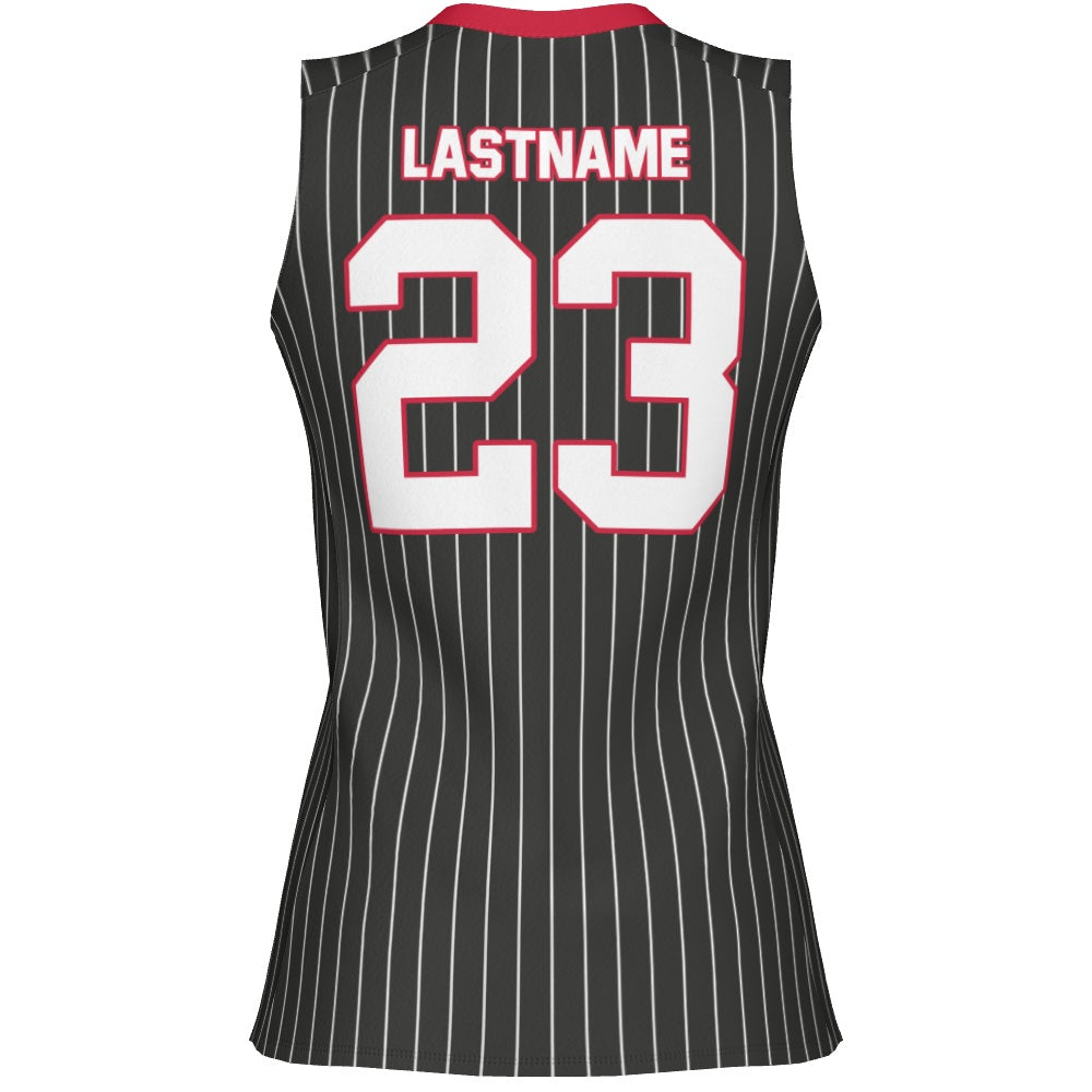 Women's Sleeveless Jersey - Pinstripe 1