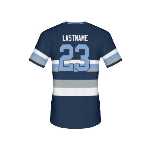 Men's Baseball Short Sleeve V Neck Jersey - 15