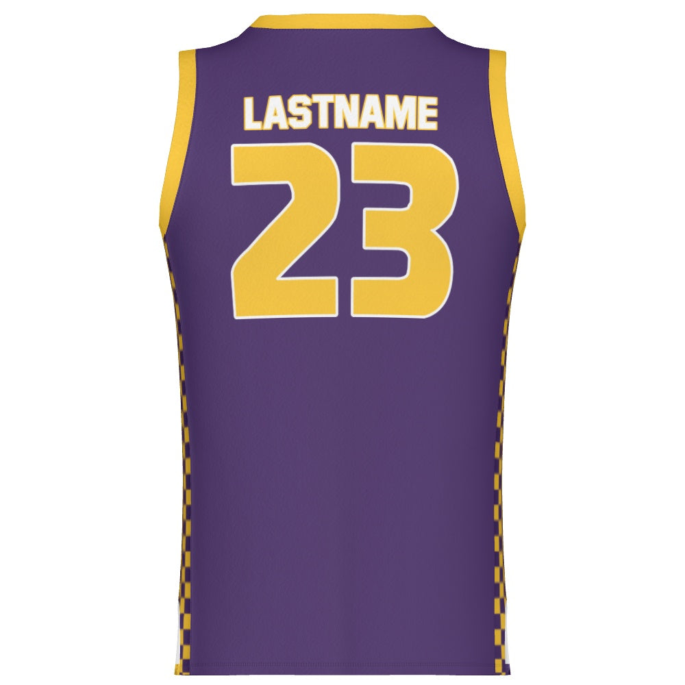 Men's Basketball Jersey - Checkerboard