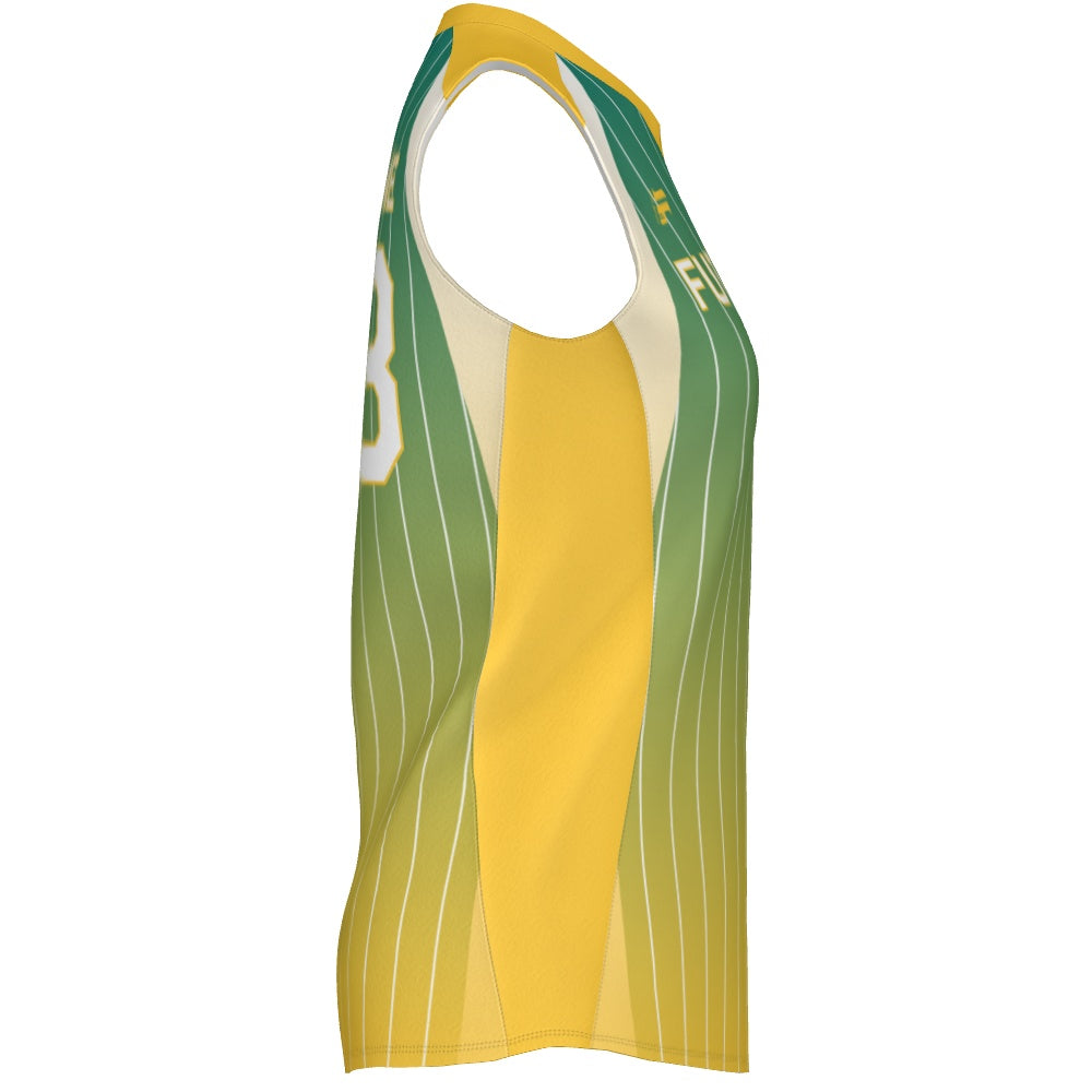 Women's Sleeveless Jersey - Pinstripes 2