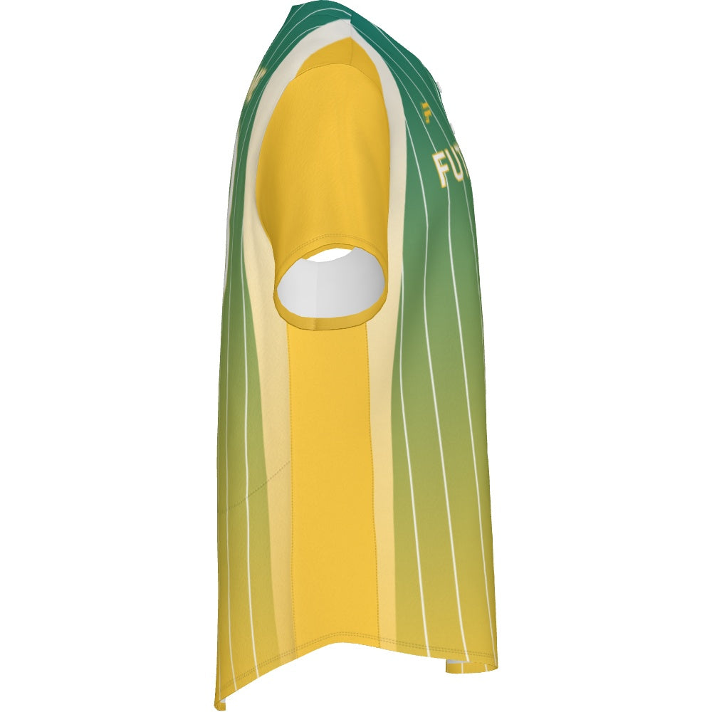 Men's Baseball Full Button Jersey - Pinstripes 2