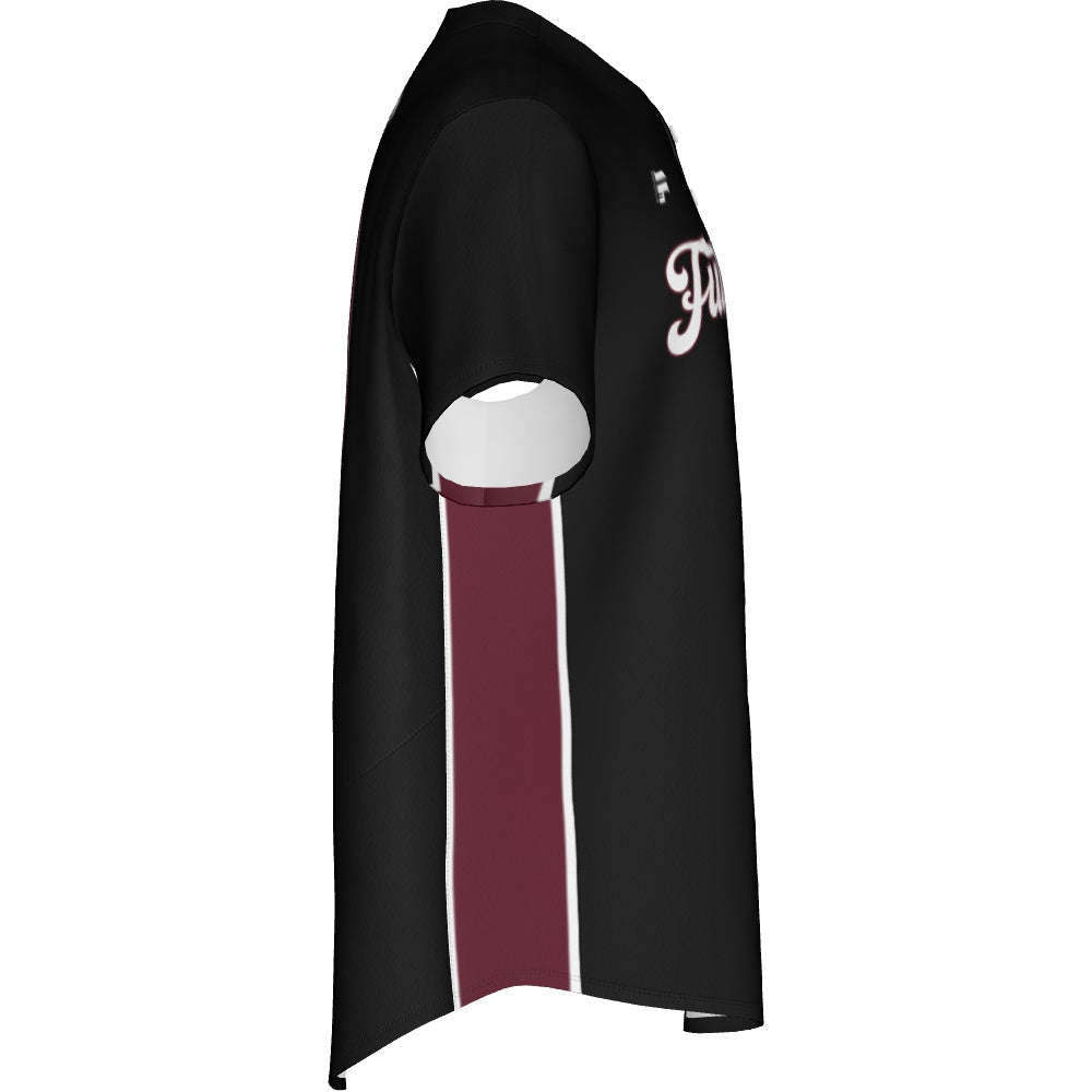 Men's Baseball Full Button Jersey - Shadow