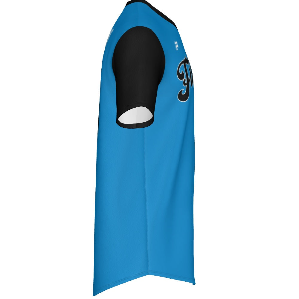 Men's Baseball Short Sleeve V Neck Jersey  - Classic