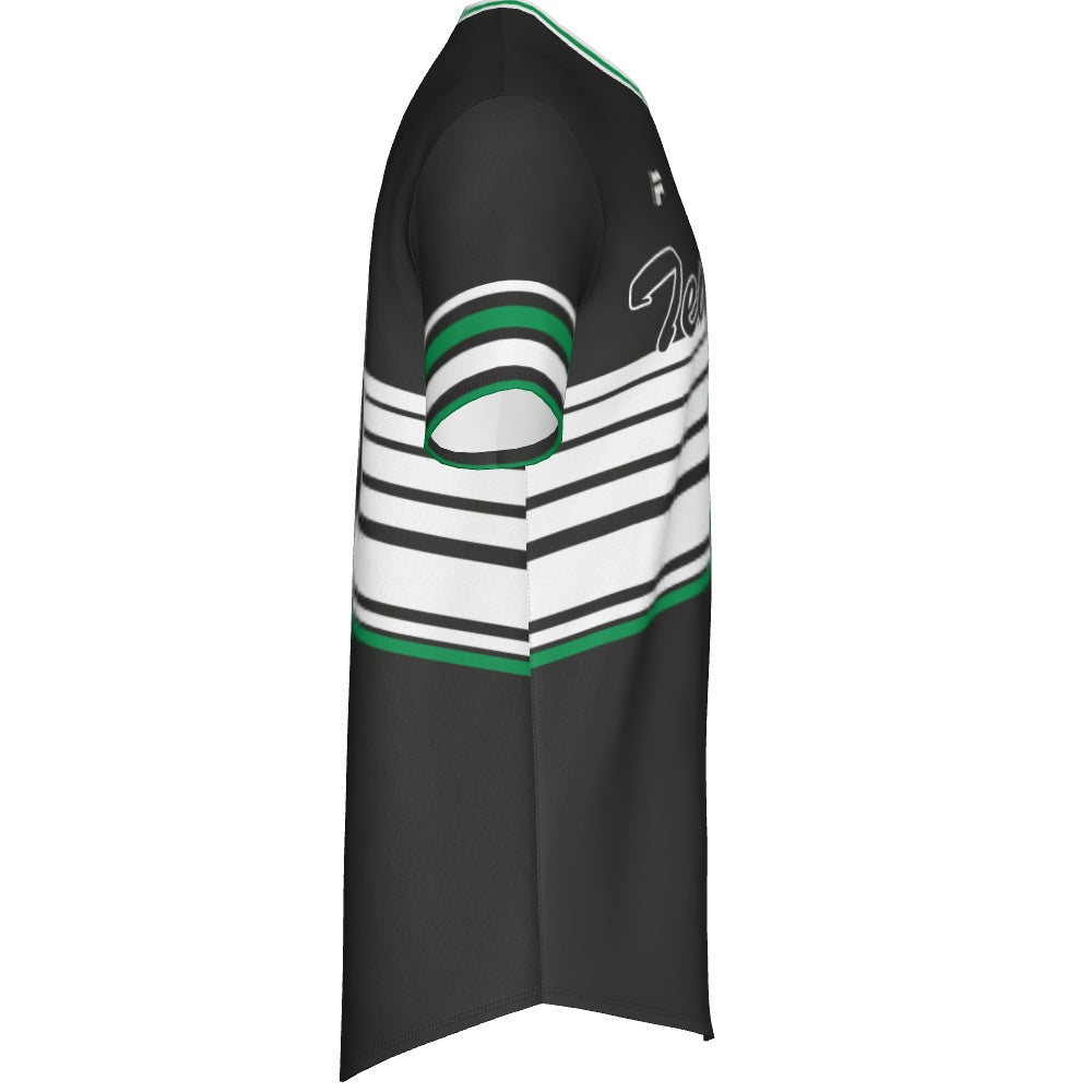 Men's Baseball Short Sleeve V Neck Jersey  - Greenlight