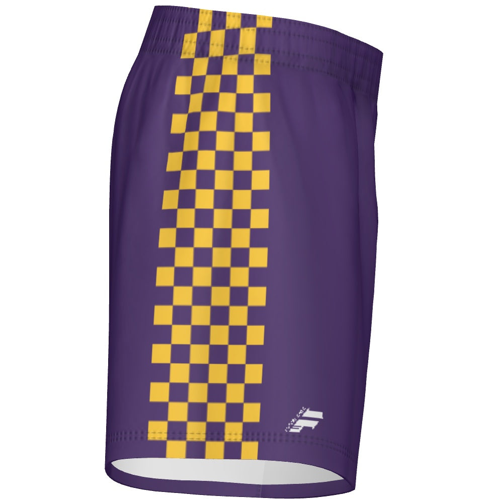 Women's Basketball Shorts - Checkerboard