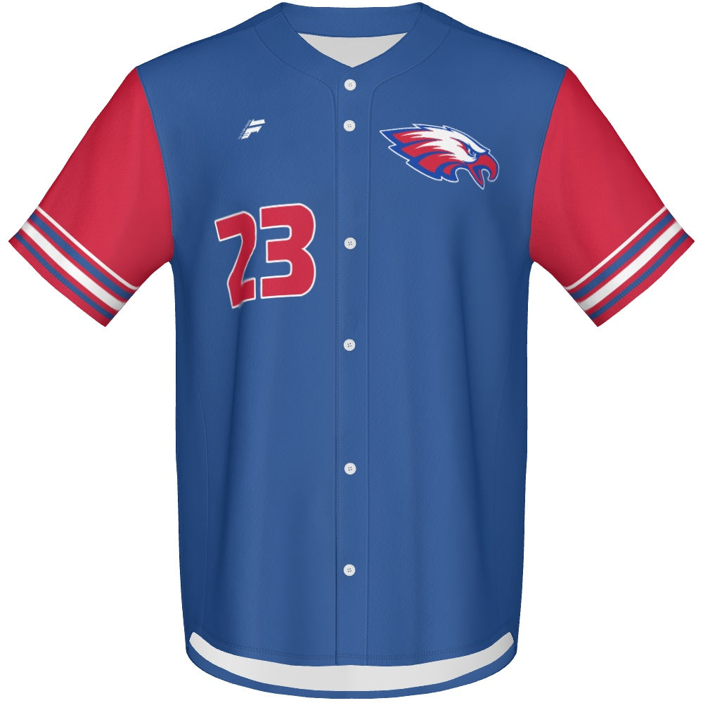 Men's Baseball Full Button Jersey - Dugout