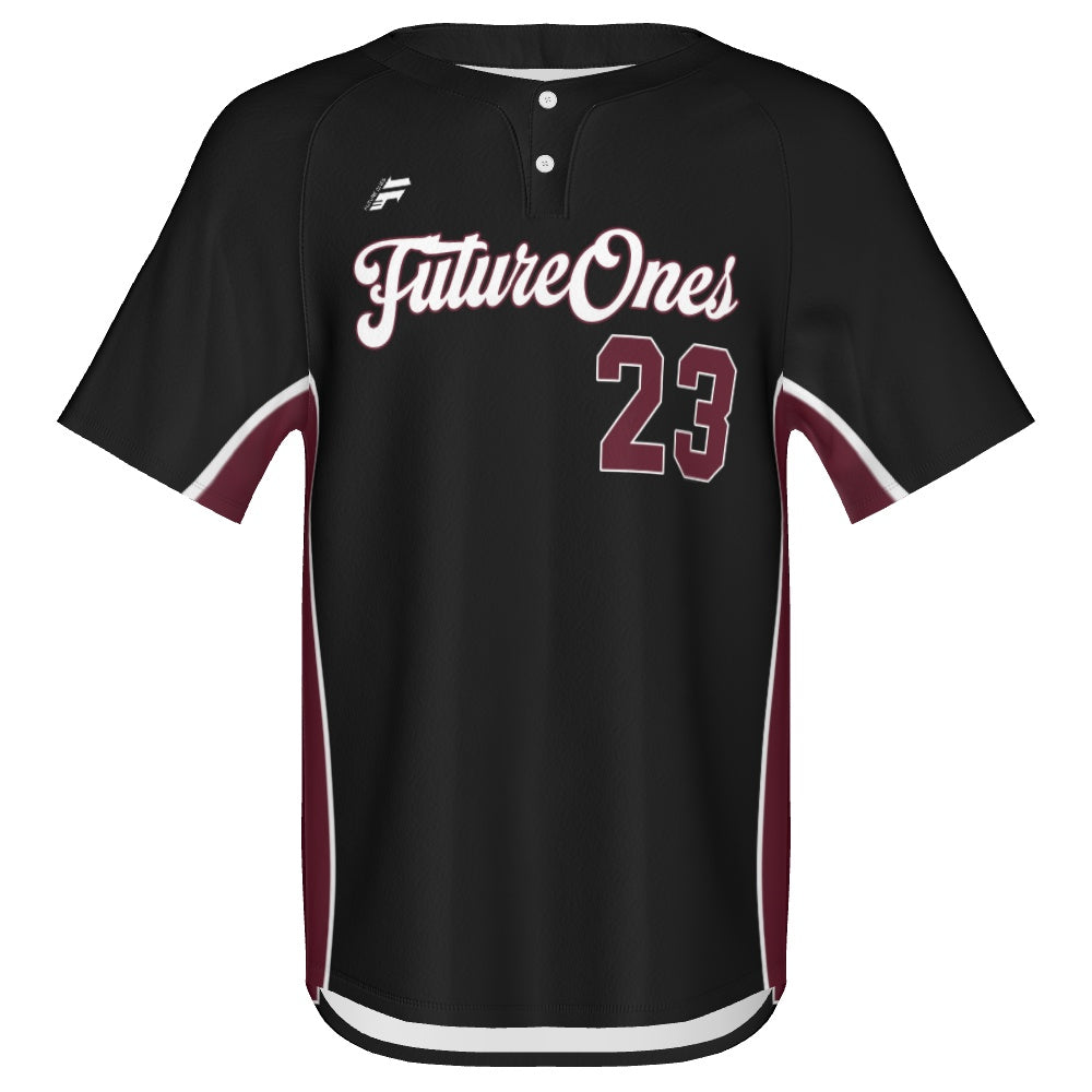 Men's Baseball 2 Button Jersey - Shadow