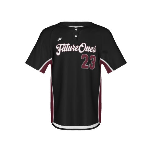 Men's Baseball 2 Button Jersey - Shadow