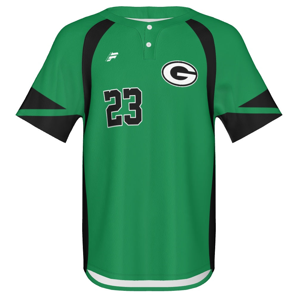 Men's Baseball 2 Button Jersey  -  Blindside
