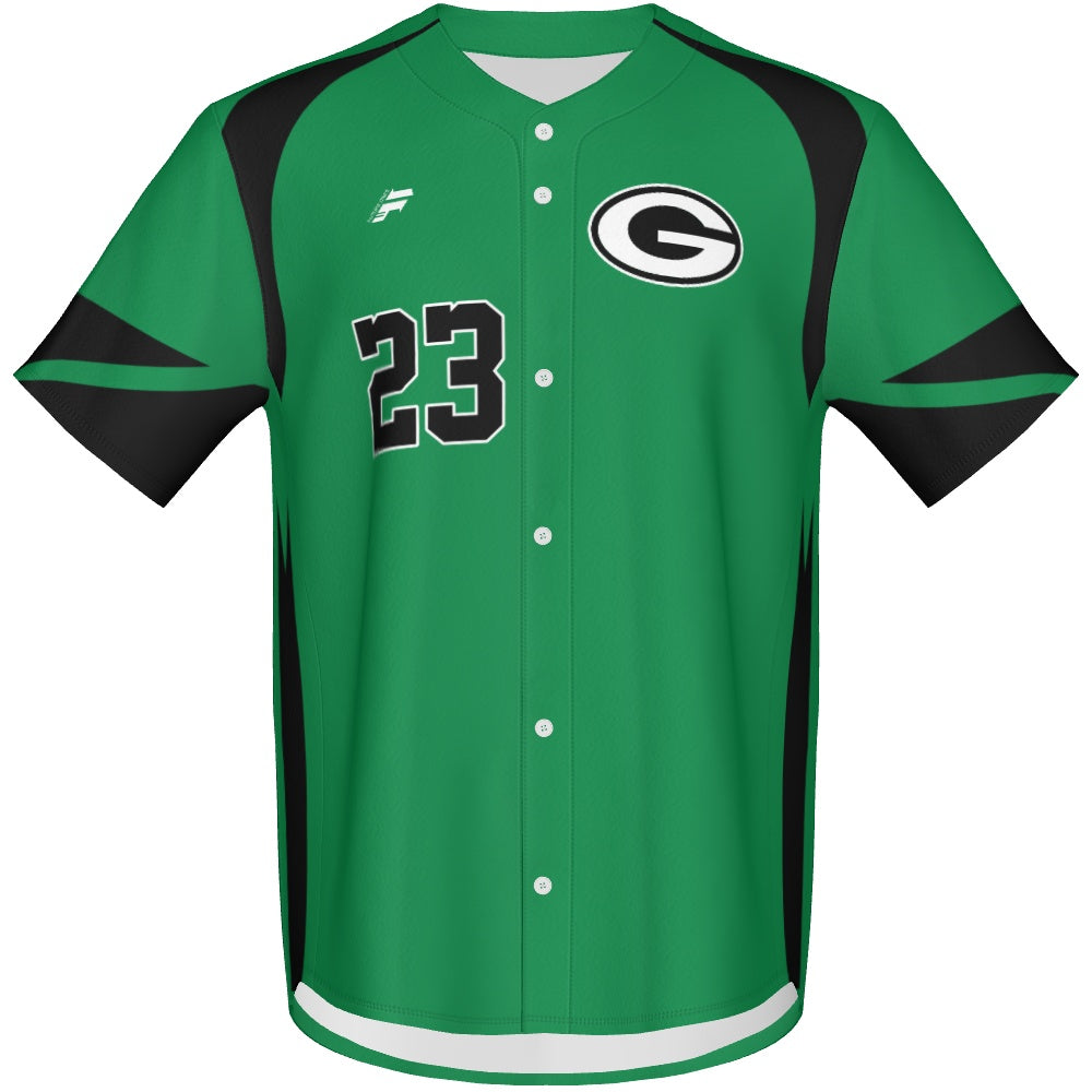 Men's Baseball Full Button Jersey -  Blindside