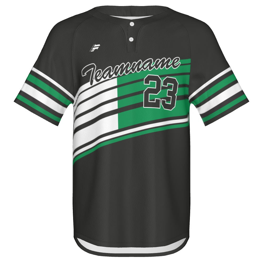 Men's Baseball 2 Button Jersey  - Greenlight