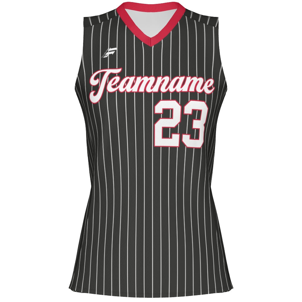 Women's Sleeveless Jersey - Pinstripe 1