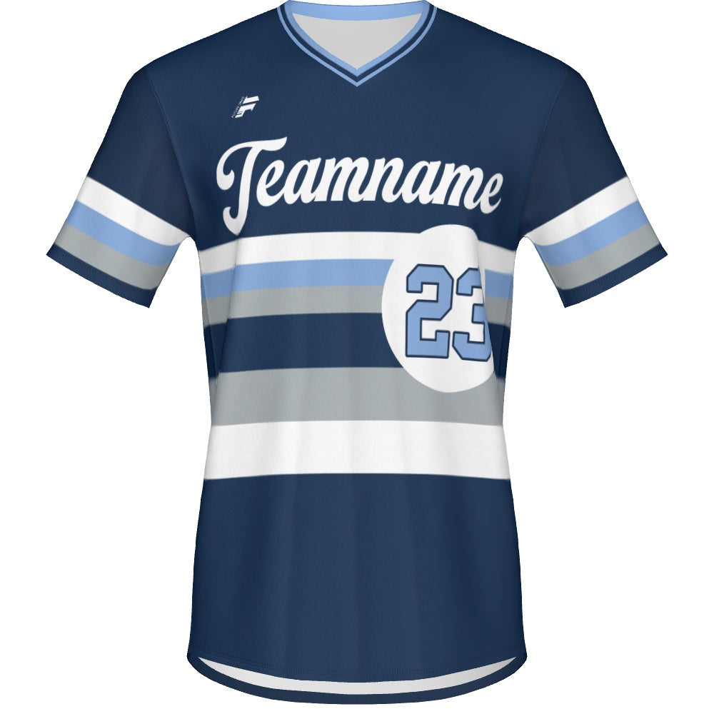 Men's Baseball Short Sleeve V Neck Jersey - All Star