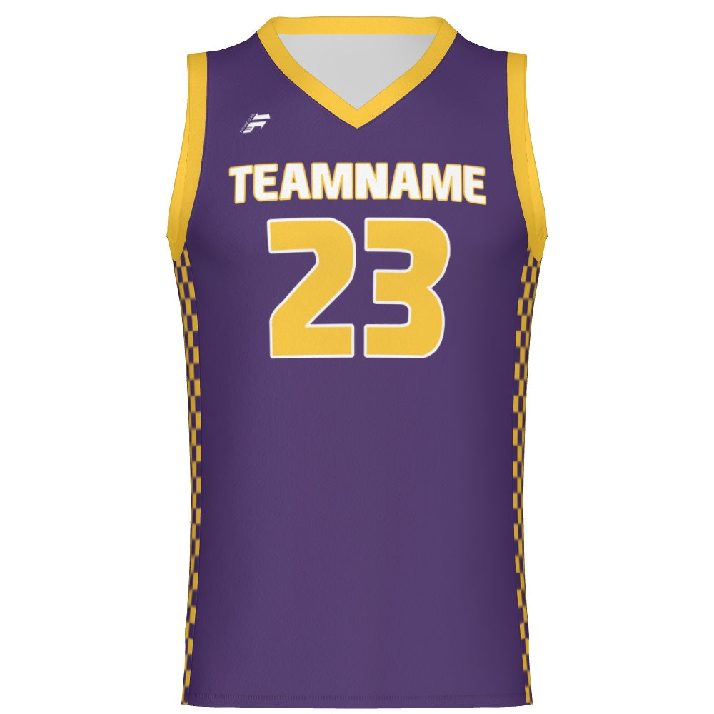 Men's Basketball Jersey - Checkerboard